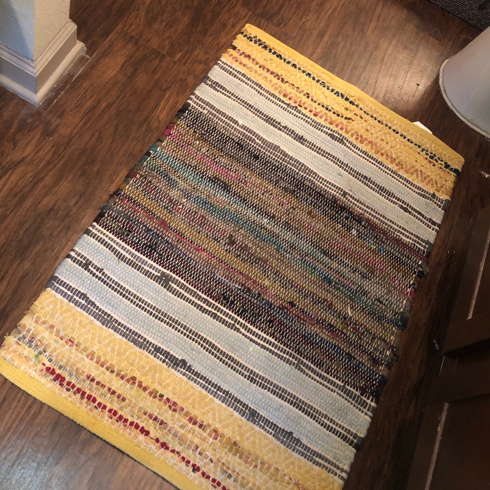 World Market multi color rug